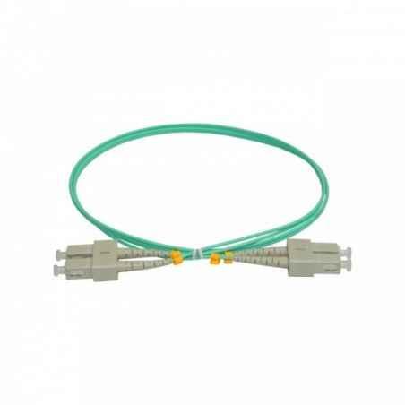 Patchcord FO SC/PC-SC/PC- MM OM3 50/125- manta LSZH 20mm- duplex 1m- SC-SC-MM3/DX-1timbru verde 008 lei)