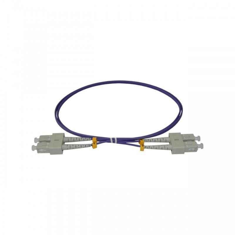 Patchcord FO SC/PC-SC/PC- MM OM4 50/125- manta LSZH 20mm- duplex 5m- SC-SC-MM4/DX-5timbru verde 008 lei)