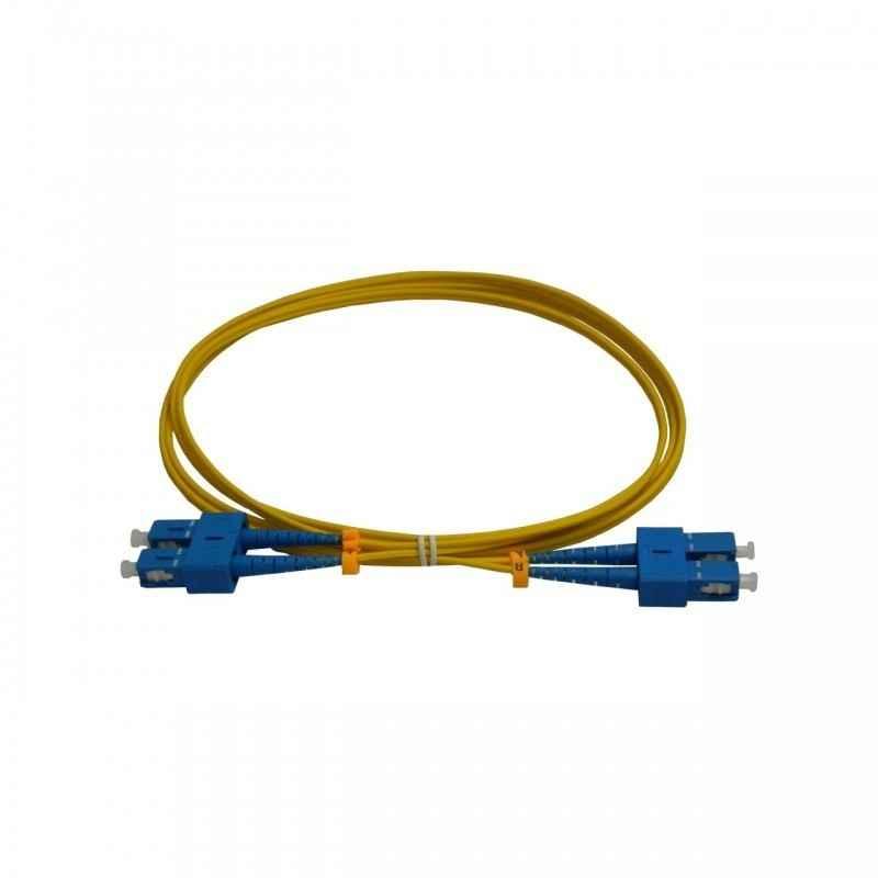 Patchcord FO SC/PC-SC/PC- SM OS2 9/125- manta LSZH 20mm- duplex 20m- SC-SC-SM/DX-20timbru verde 08 lei)
