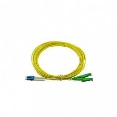 Patchcord FO E2000/APC-LC/PC- SM OS2 9/125- manta LSZH 30mm- duplex 2m - Emtex E2000/APC-LC/PC-SM/DX-2timbru verde 008 lei)