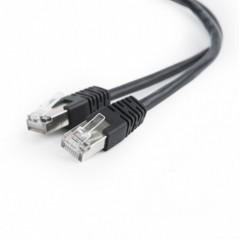 PATCH CORD FTP GEMBIRD Cat5e- cupru-aluminiu- 2 m- negru- AWG26- ecranat PP22-2M/BKtimbru verde 008 lei)