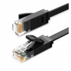 PATCH CORD UTP Ugreen Cat6- NW102 cupru-aluminiu flat- 2 m- negru- 50174timbru verde 008 lei) - 6957303851744