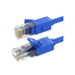PATCH CORD UTP Ugreen Cat6- NW102 fire din cupru- viteza maxima 1 Gbps- 3m- albastru 11203timbru verde 008 lei) - 6957303882038