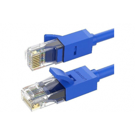 PATCH CORD UTP Ugreen Cat6- NW102 fire din cupru- viteza maxima 1 Gbps- 20m- albastru 11206timbru verde 018 lei) - 6957303882069