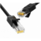 PATCH CORD UTP Ugreen Cat6- NW102 fire din cupru- viteza maxima 1 Gbps- 5m- negru 20162timbru verde 018 lei) - 6957303821624