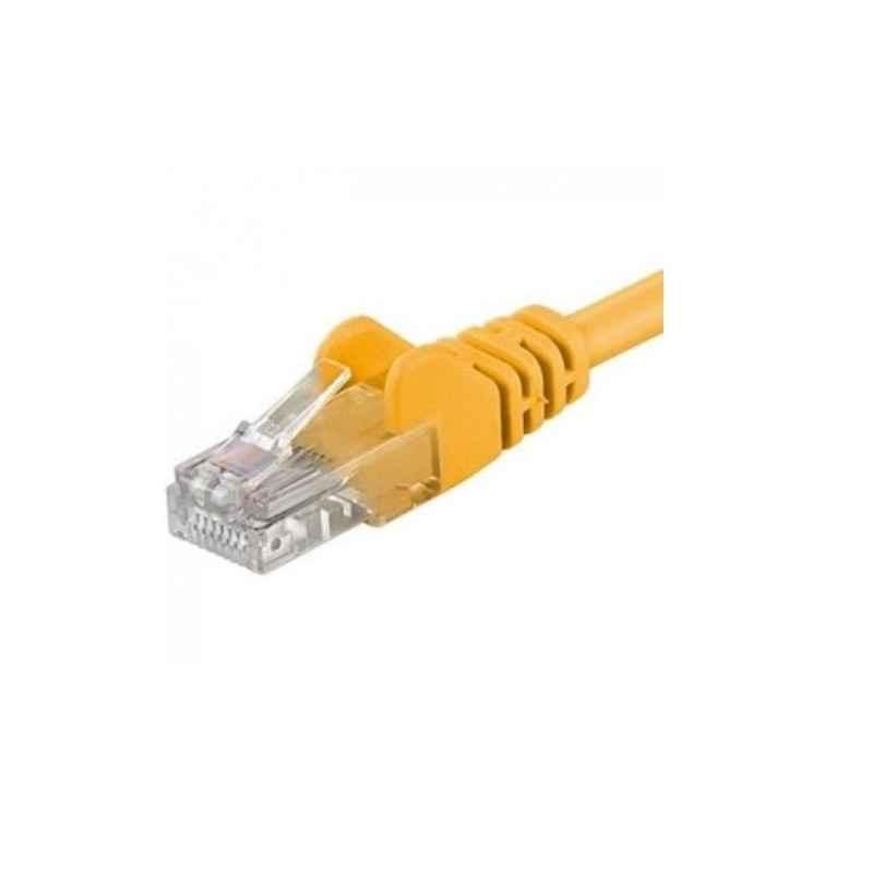 Patchcord UTP RJ45-RJ45 Cat5e 025m- galben- UTP-5E-025-Ytimbru verde 008 lei)