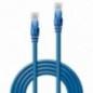 Cablu Lindy 2m Cat6 U/UTP- Blue- LY-48018timbru verde 008 lei)