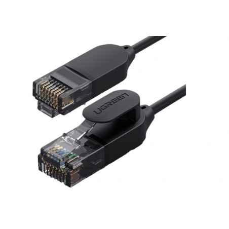 PATCH CORD UTP Ugreen Cat6A- NW122 fire din cupru OD28- viteza maxima 10 Gbps- 10m- negru 70656timbru verde 018 lei) - 695730387