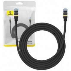 PATCH CORD UTP Baseus Cat7- fire din cupru- round cable- viteza maxima 10 Gbps- PVC- 2m- negru B0013320B111-03timbru verde 008 l