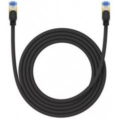 PATCH CORD UTP Baseus Cat7- fire din cupru- round cable- viteza maxima 10 Gbps- PVC- 2m- negru B0013320B111-03timbru verde 008 l