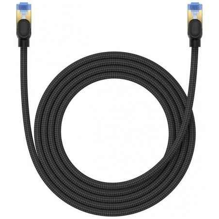 PATCH CORD UTP Baseus Cat7- fire din cupru- round cable- viteza maxima 10 Gbps- PVC- 2m- negru B0013320B111-03timbru verde 008 l