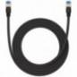 PATCH CORD UTP Baseus Cat7- fire din cupru- round cable- viteza maxima 10 Gbps- PVC- 2m- negru B0013320B111-03timbru verde 008 l