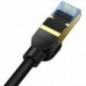 PATCH CORD UTP Baseus Cat7- fire din cupru- round cable- viteza maxima 10 Gbps- PVC- 2m- negru B0013320B111-03timbru verde 008 l