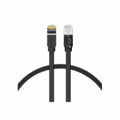 PATCH CORD UTP Baseus Cat6- fire din cupru- round- viteza maxima 1 Gbps- PVC- 1m- negru PCWL-AG01timbru verde 018 lei) - 6953156