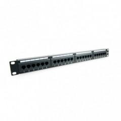 Patch panel 24 porturi -1U- UTP Cat5e- Krone110 - EMTEX- PBPP02A-Cat5e