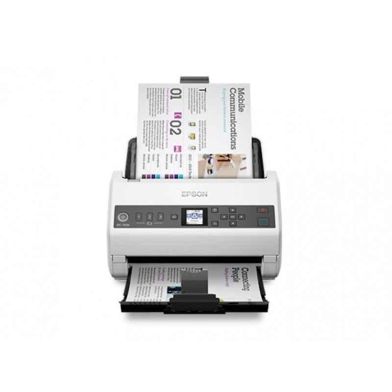 Scanner Portabil EPSON DS-730N- A4- Viteza de scanare duplex: 40ppm/80ipm- Optiuni: - Conectivitate:USB- Scanare ambele fete:Da