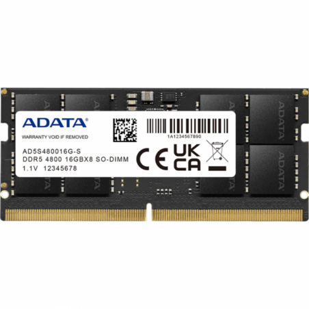 SODIMM Adata- 16GB DDR5- 4800 MHz- AD5S480016G-S