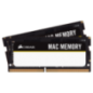 Memorie Notebook Corsair Mac Memory 32GB2 x 16GB) DDR4 2666MHz C18 CMSA32GX4M2A2666C18