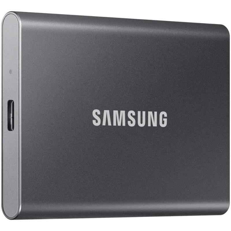 SSD extern SAMSUNG T7- 1TB- USB 32 gen 1- gri- MU-PC1T0T/WWtimbru verde 018 lei)