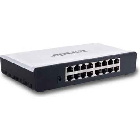 SWITCH Tenda 16 porturi 10/100 Mbps- fanless S16timbru verde 08 lei)