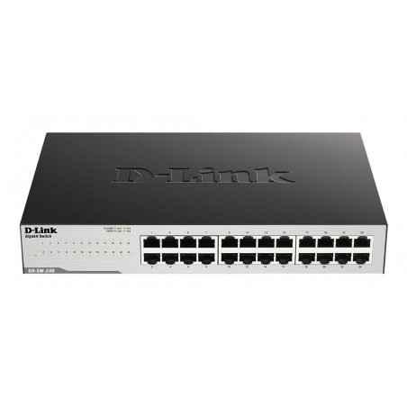 SWITCH D-LINK 24 porturi Gigabit- carcasa metal- GO-SW-24Gtimbru verde 2 lei)