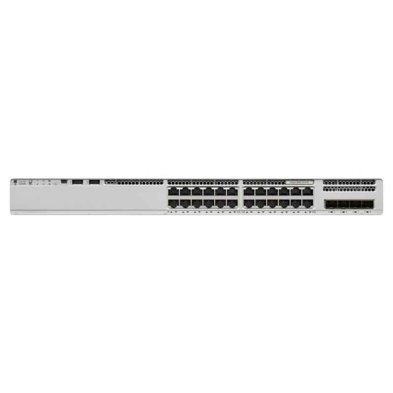 SWITCH CISCO- porturi Gigabit x 24- SFP x 4- managed- rackabil- carcasa metalica- C9200L-24T-4X-Etimbru verde 2 lei)