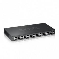 SWITCH ZYXEL- porturi Gigabit x 44- SFP x 6- managed- rackabil- GS2220-50-EU0101Ftimbru verde 2 lei)