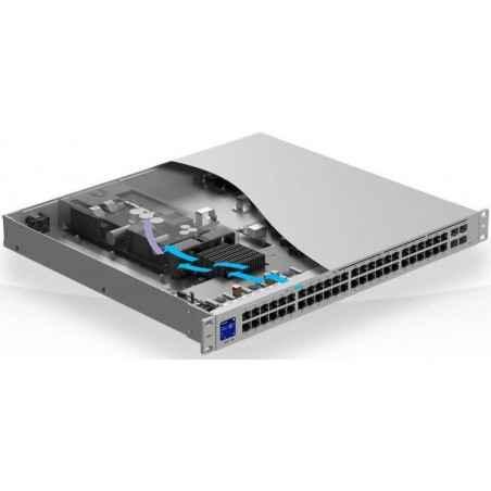 SWITCH Ubiquiti- Gigabit x 48- SFP x 4- managed- rackabil- carcasa metalica- USW-PRO-48timbru verde 2 lei)