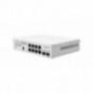 SWITCH Mikrotik- Gigabit x 8- SFP x 2- managed- CSS610-8G-2SINtimbru verde 2 lei)