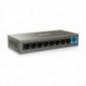 9-port Fast Ethernet Switch- 9x 10/100Mbps auto-negotiation RJ45 ports- Steel case- Desktop and Wall- TEF1109Dtimbru verde 2 lei