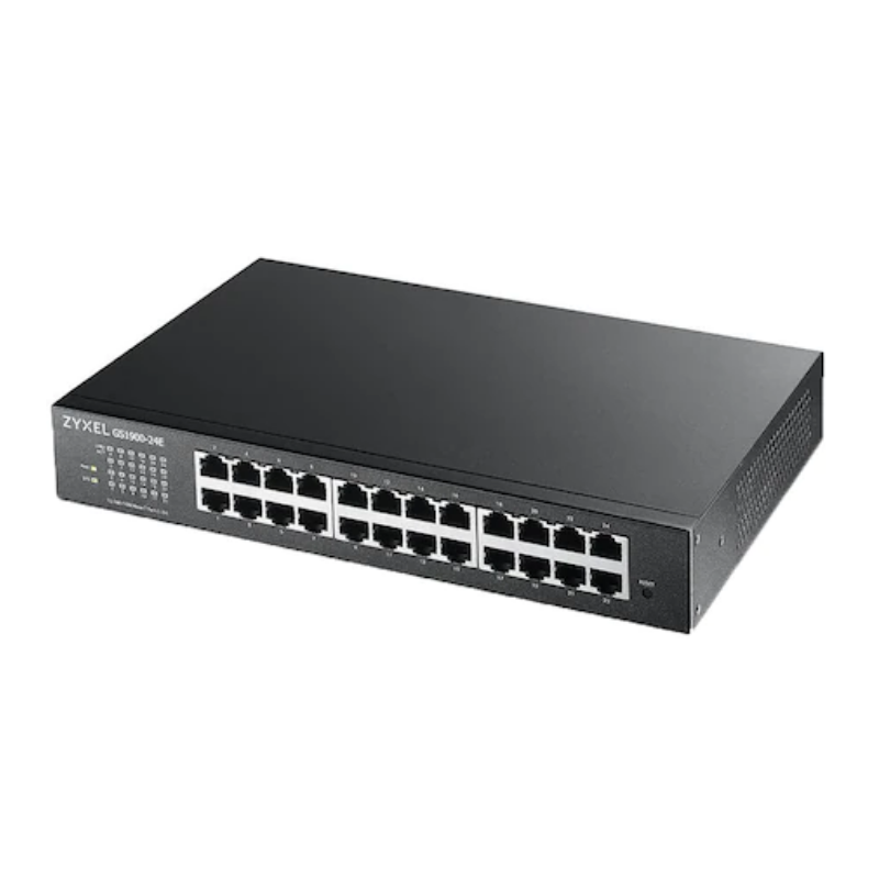 ZYXEL - GS1900-24-EU0102F - GS1900-24 v2 - Switch - Smart Managed - Layer 2 - Rackmount - Porturi 24 Gigabit- 2 Gigabit SFP - Fa