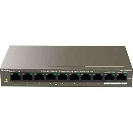 TENDA 8-PORT POE SWITCH TEF1110P-8-102W TEF1110P-8-102W timbru verde 2 lei)
