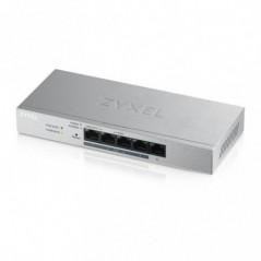 SWITCH PoE ZYXEL- GS1200-5HPport Gigabit x 5- managed- nerackabil- carcasa metalica- GS1200-5HPV2-EU010timbru verde 2 lei)