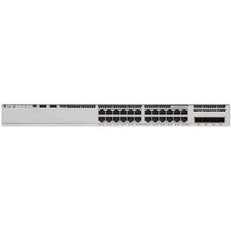 SWITCH PoE CISCO- Catalyst 9200-24Pport Gigabit x 24- managed- rackabil- carcasa metalica- C9200-24P-Etimbru verde 2 lei)