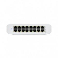 SWITCH PoE Ubiquiti UniFi Desktop 16Port Gigabit Switch with PoE USW-LITE-16-POE-EUtimbru verde 2 lei)