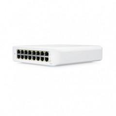 SWITCH PoE Ubiquiti UniFi Desktop 16Port Gigabit Switch with PoE USW-LITE-16-POE-EUtimbru verde 2 lei)