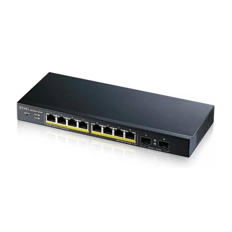 ZYXEL GS1900-10HP GBE POE SWITCH L2- GS1900-10HP-EU0102(timbru verde 2 lei)