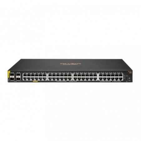 Hewlett Packard Enterprise Aruba 6000 48G Class4 PoE 4SFP 370W Managed L3 Gigabit Ethernet10/100/1000) Power over EthernetPoE) 1