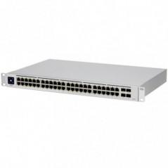 USW-48-PoE is 48-Port managed PoE switch with48) Gigabit Ethernet ports including32) 8023at PoE- and4) SFP Powerful second-gener