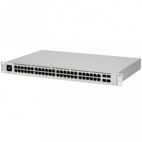 USW-48-PoE is 48-Port managed PoE switch with48) Gigabit Ethernet ports including32) 8023at PoE- and4) SFP Powerful second-gener