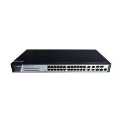 SWITCH 24PORT GIGABIT POE FULL MANAGED- DS-3E2528P(B)timbru verde 2 lei)