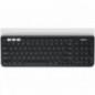 TASTATURA LOGITECH wireless , bluetooth- multimedia- 1 singur receiver- negru , argintiu- K780 920-008042 timbru verde 08 lei)