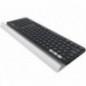 TASTATURA LOGITECH wireless , bluetooth- multimedia- 1 singur receiver- negru , argintiu- K780 920-008042 timbru verde 08 lei)