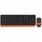 Kit TASTATURA si Mouse A4TECH- Fstyler FG10FGK10- wireless- 104 taste format standard- mouse 2000dpi- 4/1 butoane- negru , porto