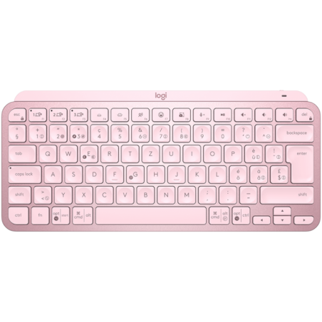 LOGITECH MX Keys Mini Minimalist Wireless Illuminated Keyboard - ROSE - US INTL - 24GHZ/BT - INTNL LOGITECH- 920-010500timbru ve
