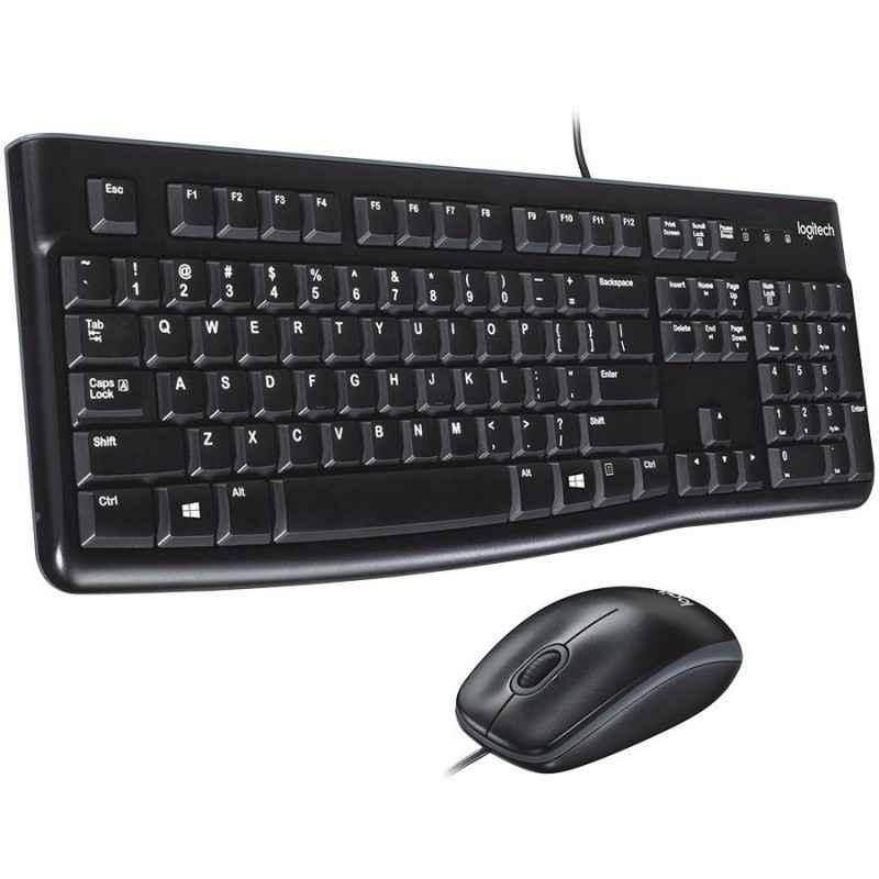 LOGITECH MK120 corded Desktop black USB - NSEAUS)- 920-002562timbru verde 08 lei)