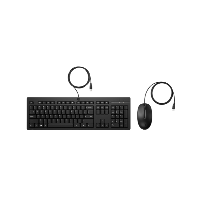 HP 225 Wired Mouse and Keyboard ComboEN)- 286J4AA-ABBtimbru verde 08 lei)