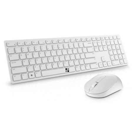 DL TASTATURA MOUSE KM5221W WHITE- 580-AKEZtimbru verde 08 lei)