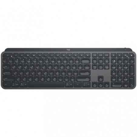 LOGITECH MX Mechanical Wireless Illuminated Performance Keyboard - GRAPHITE - US INTL - 24GHZ/BT - EMEA - TACTILE- 920-010757tim