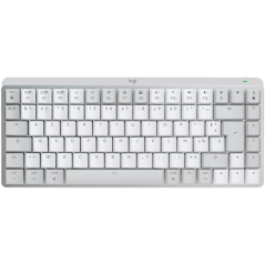 LOGITECH MX Mechanical Mini for Mac Minimalist Wireless Illuminated Keyboard - PALE GREY - US INTL - 24GHZ/BT - EMEA - TACTILE